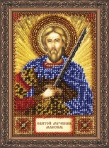 Набор для вышивки бисером именной мини-иконы «Святой Максим»