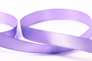 Лента атласная 12 мм ( 1/2 ") "Gamma" №082 фиолетовый 33 метра