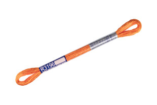 Нитки для вышивания " Gamma" мулине 100% вискоза 8 м R3196 яр- оранжевый