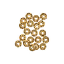 " Zlatka" Рондель MRR- 08 8 мм 20 шт 02 под золото