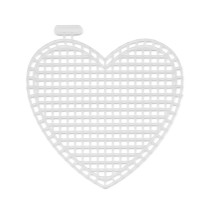 Канва KPL- 05 " Gamma" пластиковая 100% полиэтилен 7 x 8 см " сердце" малое